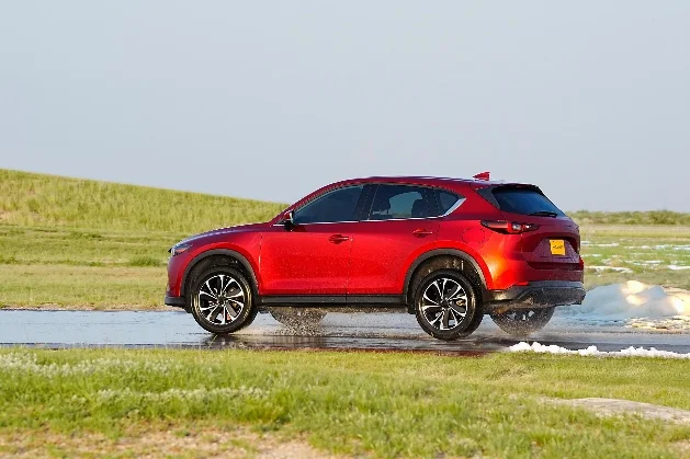 Continental tire on red SUV